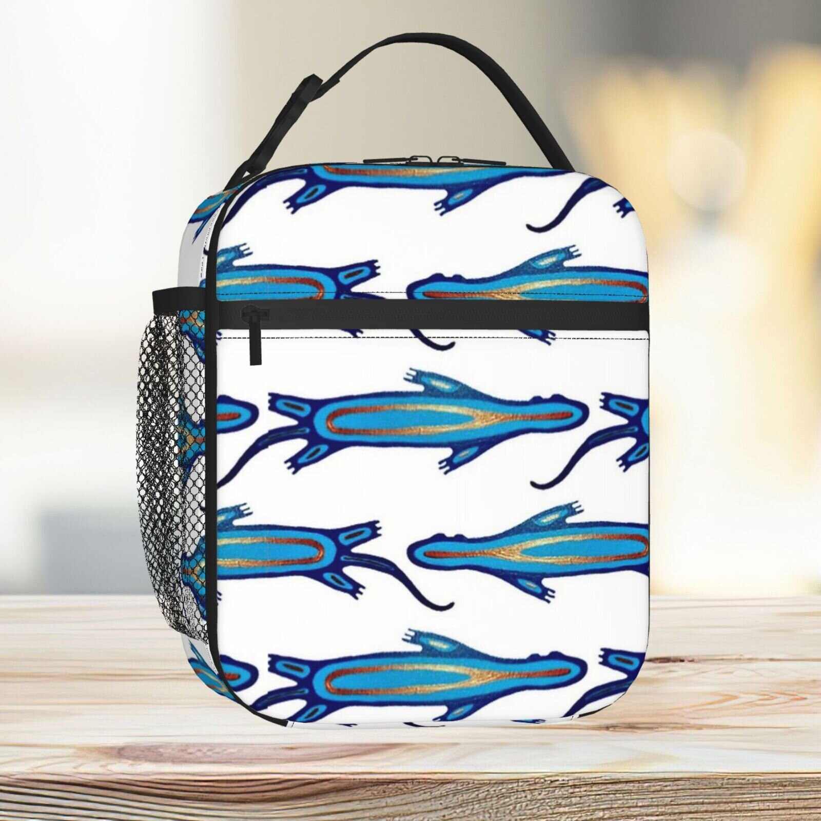 Lunch Bag Otter Tote Insulated Cooler Kids School Travel